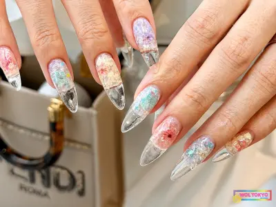 WOLTOKYO 池袋店 池袋ネイル スカルプ 押し花クリアネイル✨ 担当Ran WOLTOKYO 池袋店 池袋ネイル スカルプ 押し花クリアネイル✨ 担当Ran
