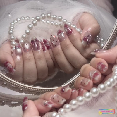 WOLTOKYO 池袋店 池袋ネイル ワンホンネイル ピンクチェック・ワンホンネイル|可愛いおしゃれ 担当hinata WOLTOKYO 池袋店 池袋ネイル ワンホンネイル ピンクチェック・ワンホンネイル|可愛いおしゃれ 担当hinata