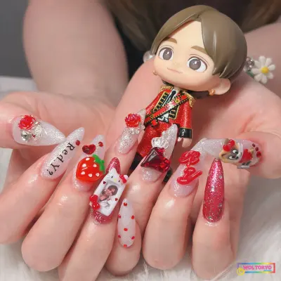 WOLTOKYO 池袋店 池袋ネイル 推しネイル 山田涼介ネイル🍓 担当mai
